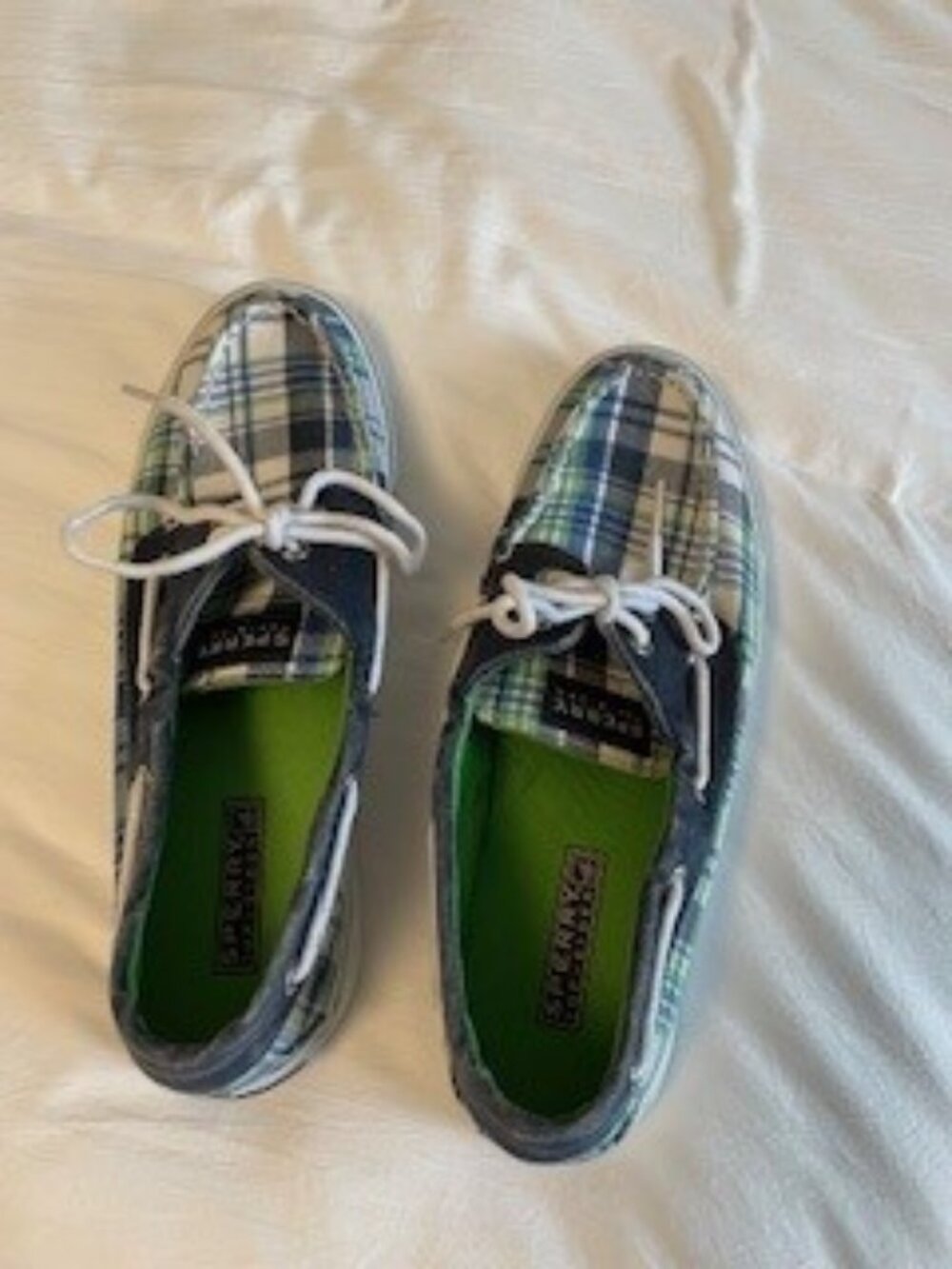 Womens Sperry Topsider canvas boatshoe